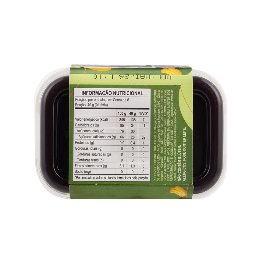 Bananada de Corte / Brazilian Banana Dessert - Amore (250g)