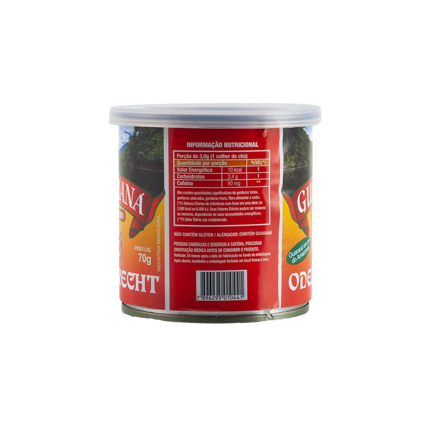 Guaraná em Pó / Guarana Powder - Odebrecht (70g)