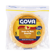 Arepas de Maíz Amarillo Congeladas / Frozen Yellow Corn Arepas - Goya (450g)