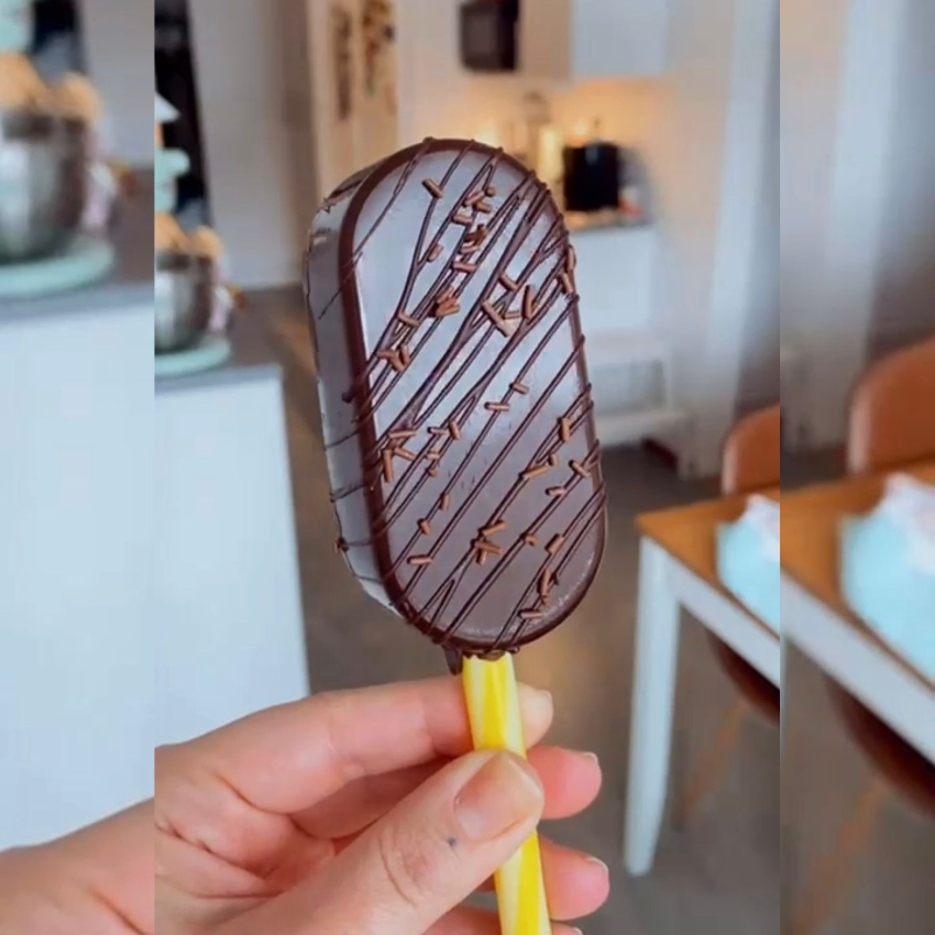 Prestigio chocolate cake popsicle - Amelia Cakery