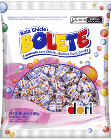 Bala Bolete Tutti-Frutti / Tutti-Frutti Candy - Dori (500g)