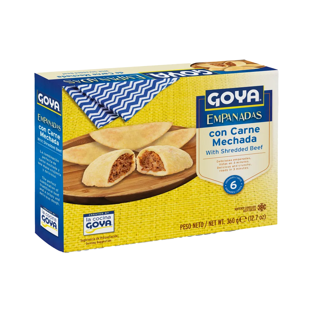 Empanadas de Carne Mechado / Shredded Beef Empanadas - Goya (360g - 6 units)