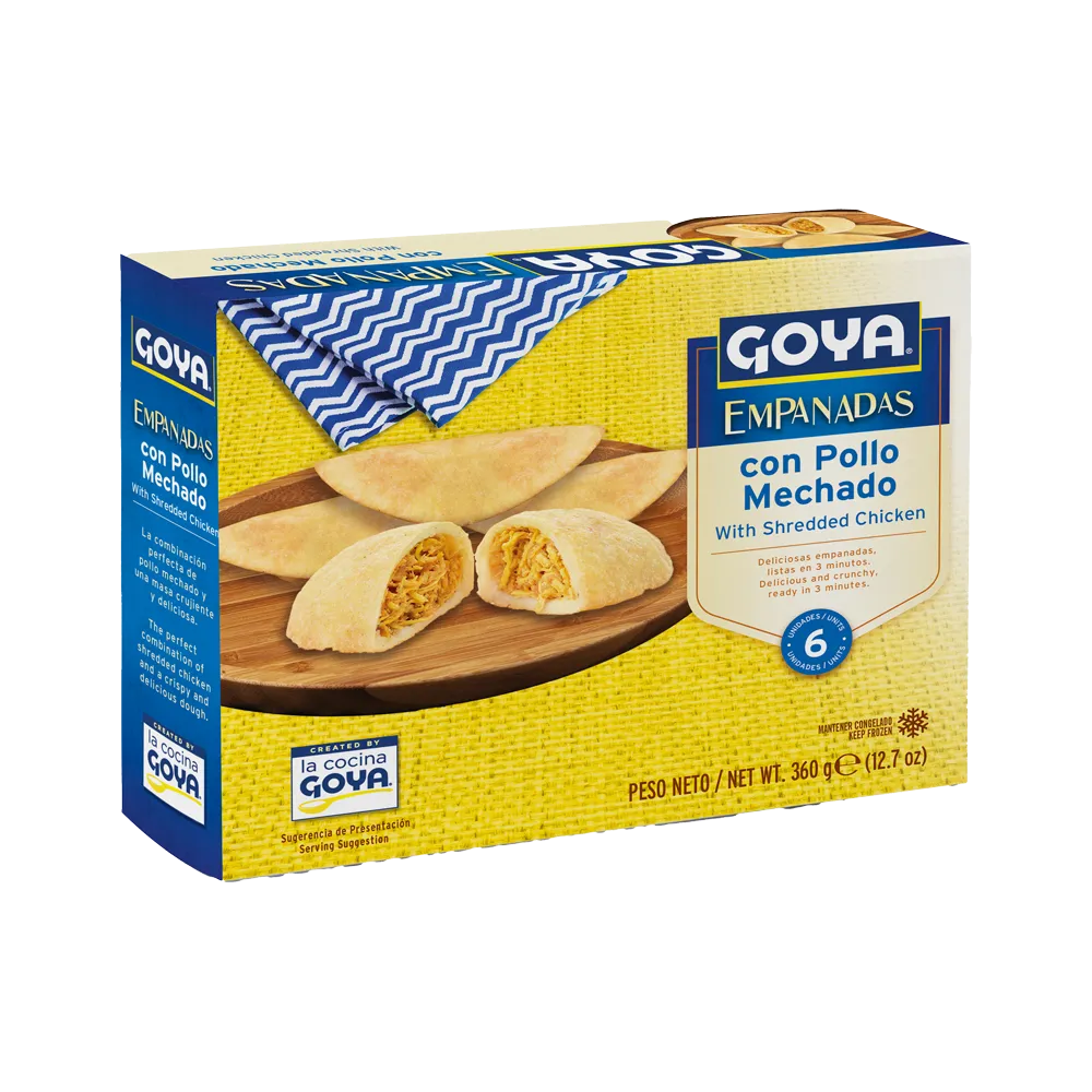 Empanadas de Pollo Mechado / Shredded Chicken Empanadas - Goya (360g - 6 units)