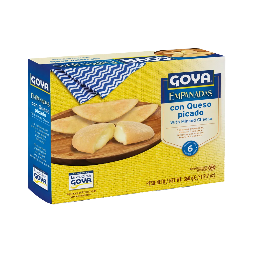 Empanadas de Queso Picado / Minced Cheese Empanadas - Goya (360g - 6 units)