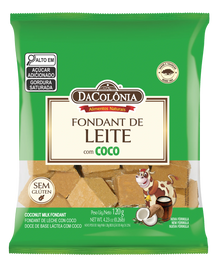 Fondant de Leite com Coco / Milk & Coconut Fondant - Da Colônia (120g)