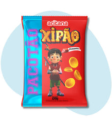 Salgadinho Xipão Presunto / Ham Flavour Corn Snack - Aritana (120g)