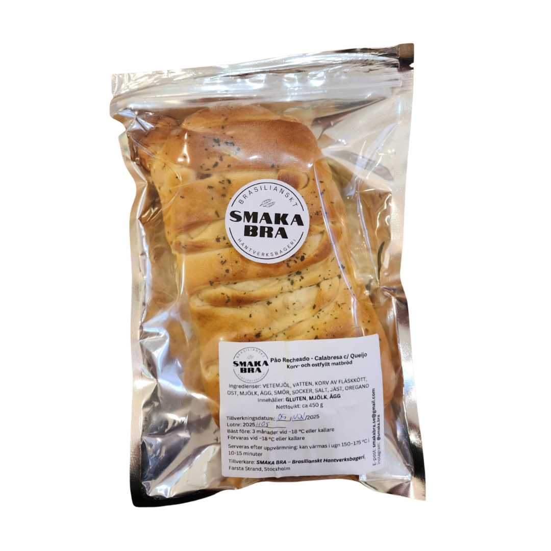 Pão Recheado Grande Sabores Diversos / Stuffed Bread - SMAKA BRA