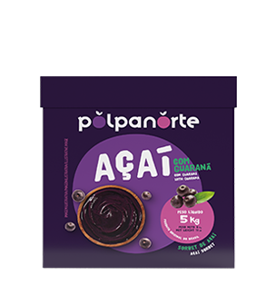 Açaí com Guaraná / Acai with Guarana - Polpa Norte (5kg)