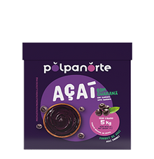 Açaí com Guaraná / Acai with Guarana - Polpa Norte (5kg)