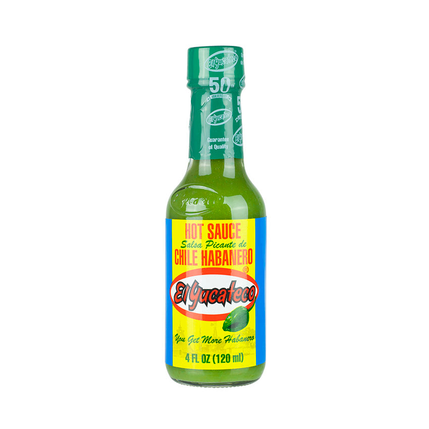 Molho de Pimenta Verde Habanero / Green Habanero Chili Sauce - El Yucateco (120ml)