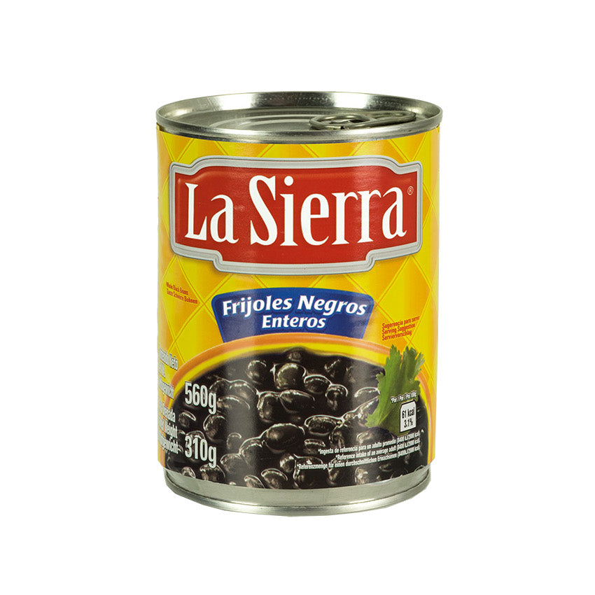 Feijão Preto Condimentado / Black Beans Seasoned - La Sierra (560g)