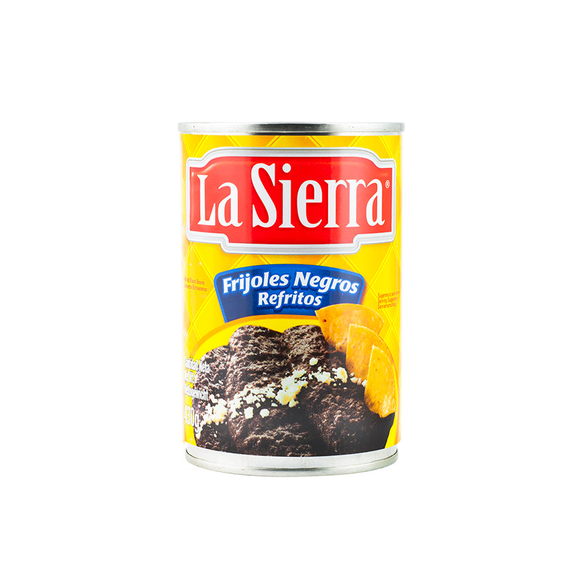 Frijoles Negros Refritos / Fried Black Bean Purée - La Sierra (430g)