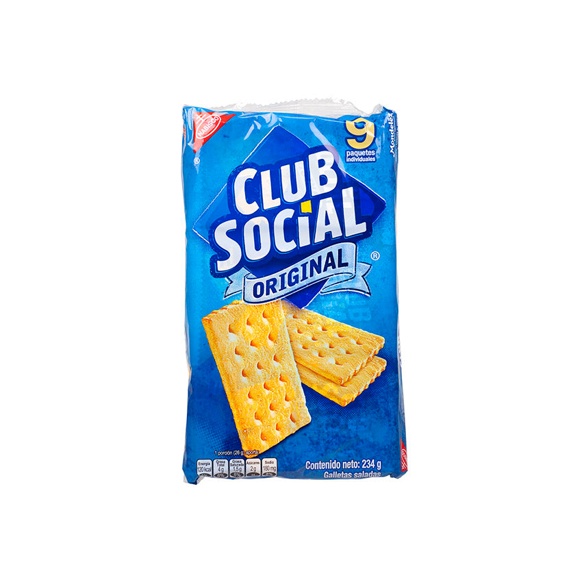 Club Social Original / Salt Crackers - Nabisco (Pack with 9 units)