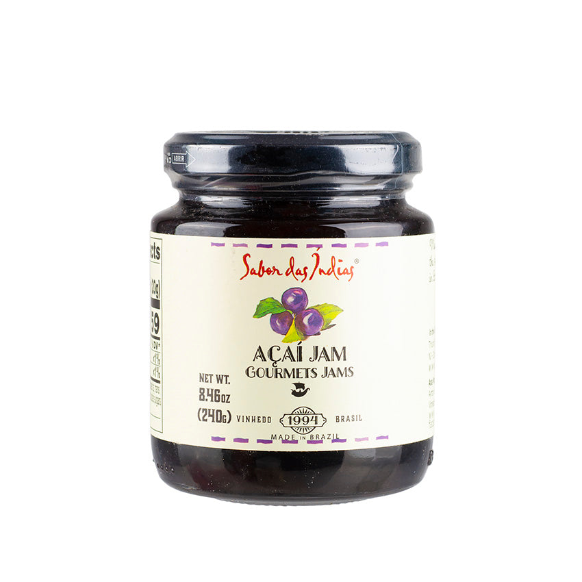 Geléia de Açaí / Acai Jam - Sabor das Índias (240g)