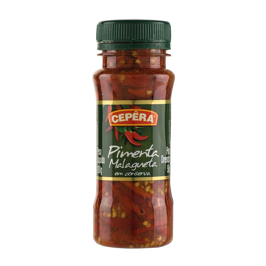 Pimenta Malagueta Vermelha/ Red Malagueta Chilli Peppers - Cepêra (100g)