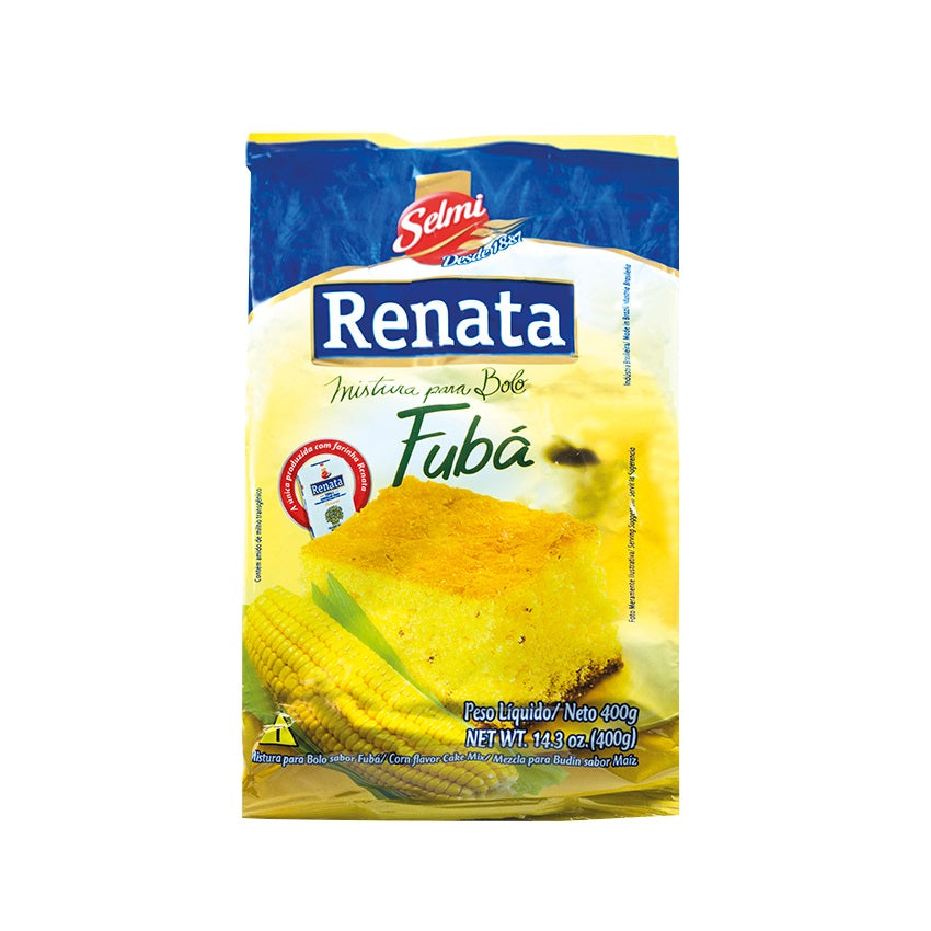 Mistura para Bolo de Fubá / Cornmeal Cake Mix - Renata (400g)