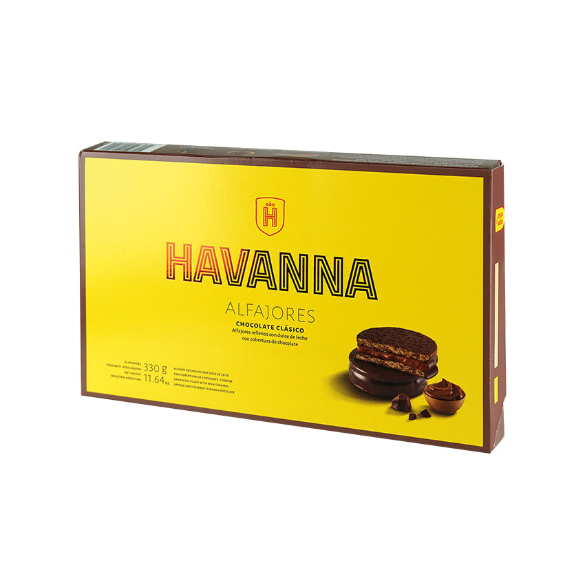 Alfajor de Doce de Leite com Chocolate / Alfajor With Milk Caramel and Chocolate - Havanna (330g - 6 units)