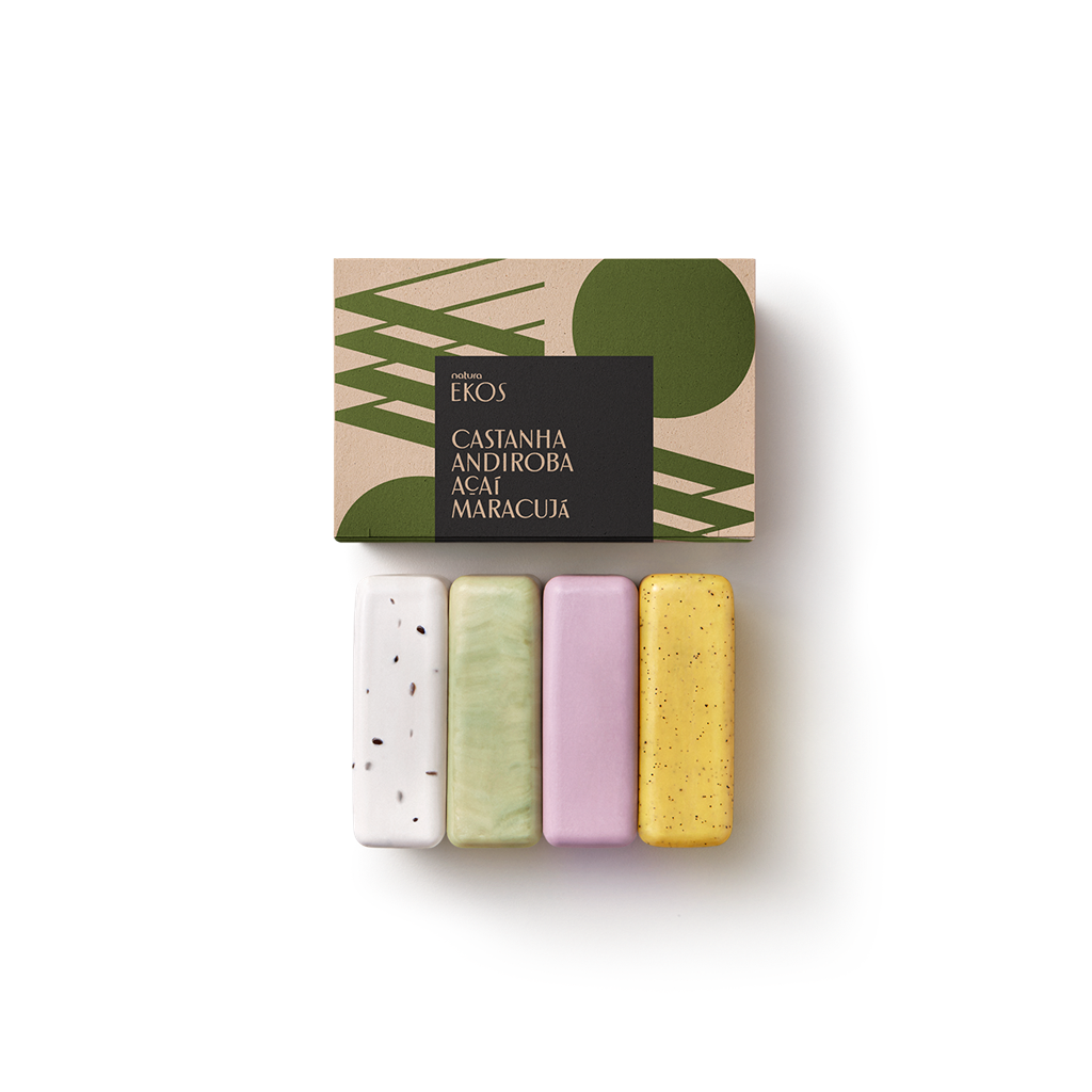 Creamy And Exfoliating Soaps (açaí, andiroba, castanha, maracujá) - Natura Ekos (4x100g)