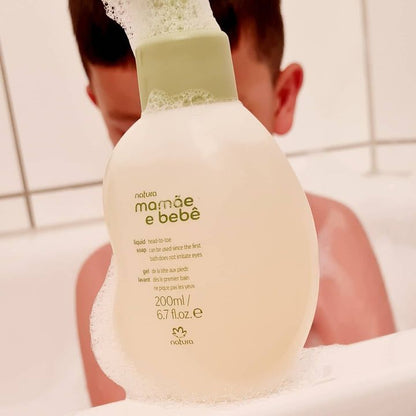 Baby Liquid Soap Head-To-Toe - Mamãe e Bebê (200ml)